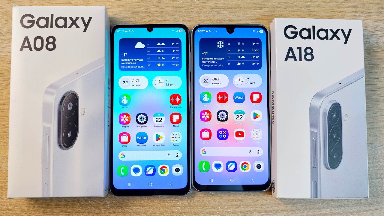 SAMSUNG GALAXY A08 VS GALAXY A18 - В ЧЕМ РАЗНИЦА И ЧТО ВЫБРАТЬ? ПОЛНОЕ СРАВНЕНИЕ!