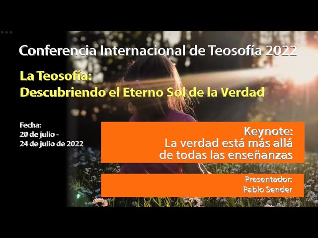 ITC2022-ES-03: La Verdad está más allá de todas las enseñanzas