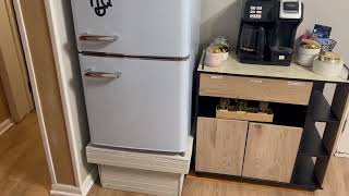 iio 7 Cu Ft Bottom Freezer Retro Refrigerator, Small, with Mini Fridge for Bedroom Review