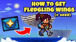 How to get FLEDGLING Wings in Terraria (+ Seed)