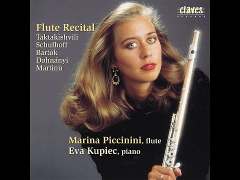 Marina Piccinini - O. Taktakishvili: Sonata for Flute and Piano / 2. Aria: Moderato con moto