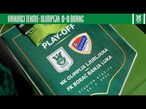 Vrhunci tekme: Olimpija 0-0 Borac