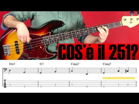 2-5-1: La PROGRESSIONE ESSENZIALE per BASSISTI e come PRATICARLA al meglio