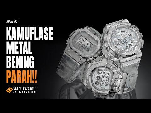 Casio G-Shock GM-5600SCM-1DR Skeleton Camouflage Series Metal Covered Digital Dial Resin Band-1