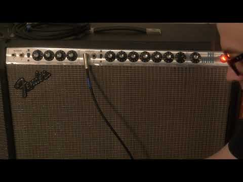 1979 Fender Silverface Pro Reverb 2-Channel 70-Watt 2x12" Guitar Amp • Exc imagen 14
