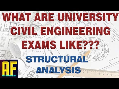 What Do Civil Engineering Exams in University Look Like? - Structural Analysis