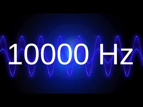 10000 Hz clean pure sine wave TEST TONE 10 khz frequency