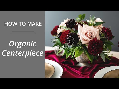 Part of a video titled How to Build a Small Compote Centerpiece, 3-4'' Vase - YouTube