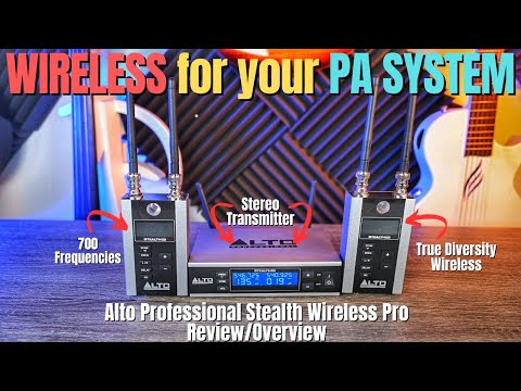 WIRELESS For Your PA SPEAKERS - Alto Professional Stealth Wireless Pro