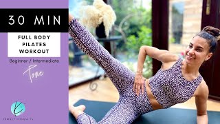 30 MIN Full Body Pilates Workout | Beginner/Intermediate