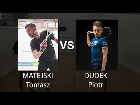 Match for 3rd place - Tomasz Matejski vs Piotr Dudek - Korsarz Enjoy Squash Open 2023-PSA Satellite