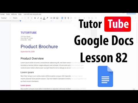 Google Docs Tutorial Lesson 1 Accessing Google Docs with your Google Account