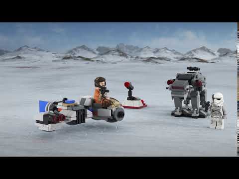 Vidéo LEGO Star Wars 75195 : Microfighter Ski Speeder vs. Quadripode du Premier Ordre