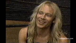 ACCEPT interview with DAVID REECE and WOLF HOFFMAN - 1989 MuchMusic