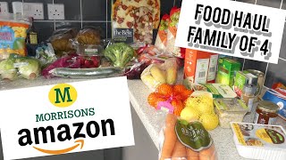 Amazon Prime Morrisons Food Haul UK | 1st Time Using Amazon For Grocery Shop | Family of 4