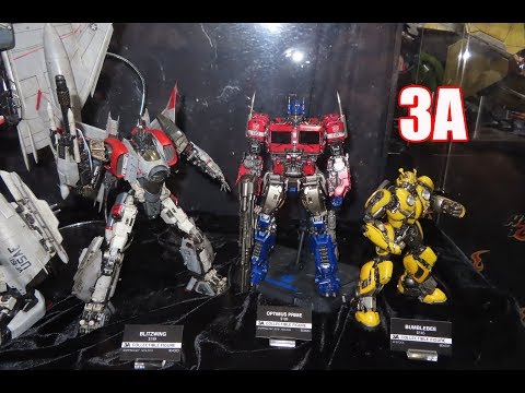 SDCC 2019 3A TRANSFORMERS OPTIMUS PRIME, BUMBLEBEE, & BLITZWING Figures!