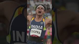 When Neeraj Chopra made history at #Tokyo2020 ❤️ #WorldAthleticsChamps