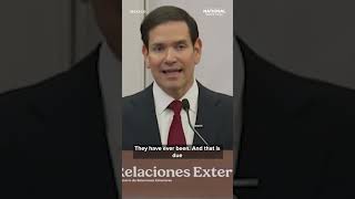 Rubio meets Mexican president as White House targets cartels in military operation