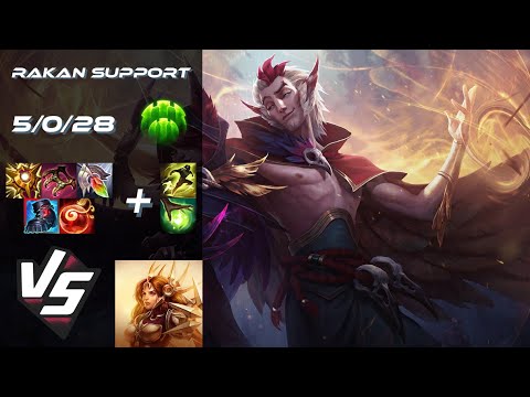 SUPPORT Rakan vs Leona - EU Challenger Patch 25.S1.2