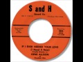 Gene Allison - If I Ever Needed Your Love  I Need It Now 1961