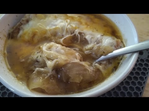 QUICK, EASY NO CARAMELIZED FRENCH ONION SOUP!!
