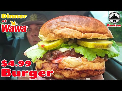 WaWa® Burger Review! ⛽🍔😍 | WaWa® Dinner Review! |...