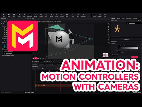 Maverick Render Product Viz Animation Motion Controllers with Cameras