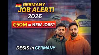 Breaking Germany Job News 2026 | Deutsche Bahn Sofortprogramm | Jobs for foreigners in Germany