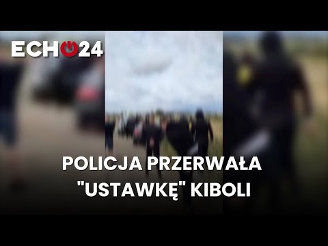 The police broke up a "setup" of hooligans