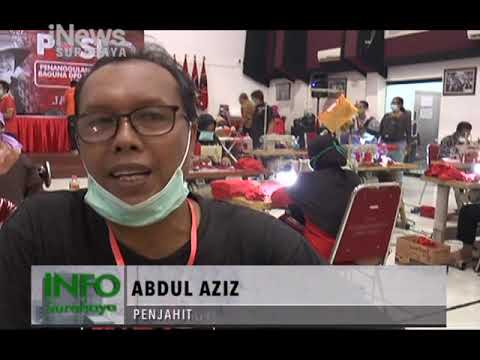 MASKER LANGKA, PULUHAN PENJAHIT RAMAI-RAMAI BUAT MASKER - Info Surabaya10/04