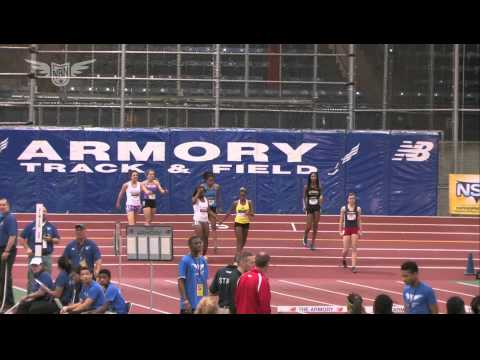 Girls 60m Hurdles EE Prelim Heat 1 - New Balance Nationals Indoor 2013