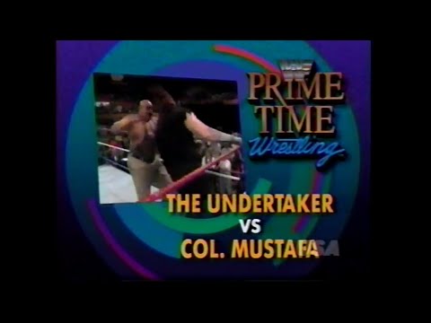 Undertaker vs Col Mustafa   Prime Time March 16th, 1992
