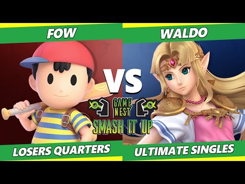 Smash It Up 10 Losers Quarters - FOW (Ness) Vs. Waldo (Zelda) - SSBU Ultimate Tournament
