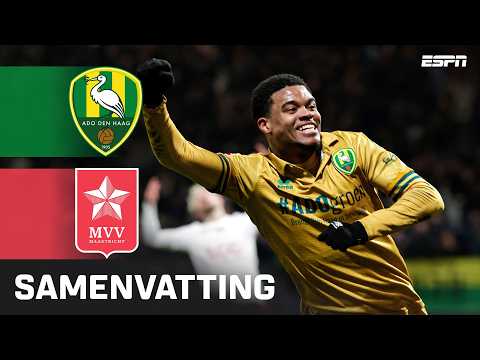 Nigel Thomas van GROTE WAARDE voor ADO! 🌟 | Samenvatting ADO Den Haag - MVV Maastricht