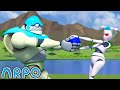 ARPO Vs Nannybot ARPO 2 HOURS Rob The Robot Friends Funny Kids TV