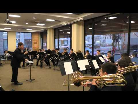 ECMS Trombone Choir performs Tower Music (V. Nelhybel) - Jan 16, 2016