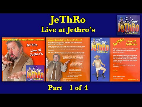 JeThRo LIVE: "Live at Jethro's"  Part 1 of 4 - RIDICULOUSLY FUNNY - Jethro Comedian