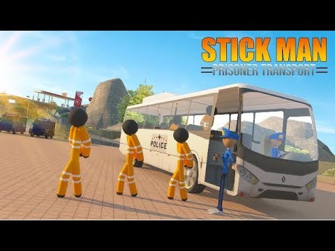 transport the stickman prisoner bus driver ; Android gameplay PART1