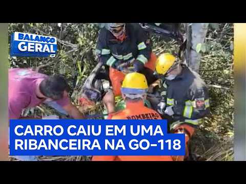 Homem sobrevive após sofrer acidente e passar três dias em ribanceira em GO | Balanço Geral DF