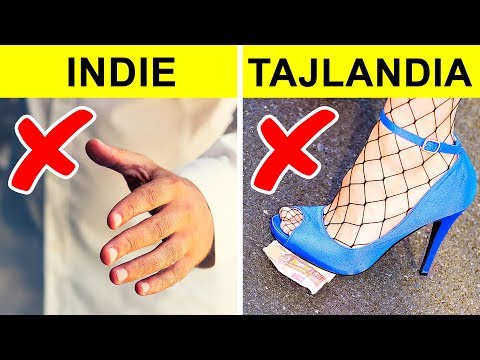 Nie rób tych rzeczy w innych krajach