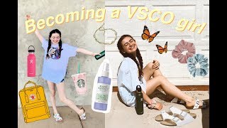 the basic VSCO girl transformation ~inspired by Hannah Meloche~