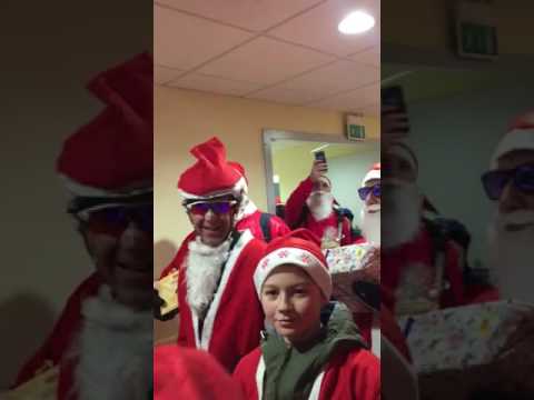 Babbi Natale ciclisti pediatria ospedale Lotti Pontedera