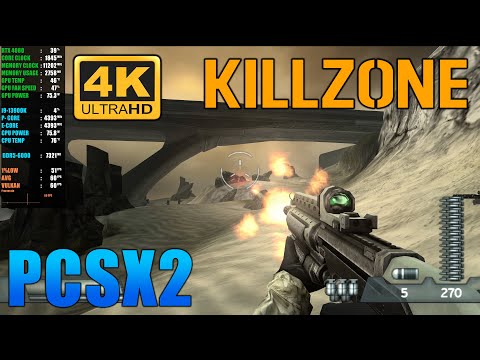 KILLZONE 1 HD PC Gameplay | PCSX2 Nightly Emulator | Fully Playable✔️ | 4K 60FPS UHD
