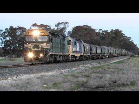 G539-8160 on 7937V to Murrayville at Ampitheatre , Avoca and Havelock.  05-08-19.