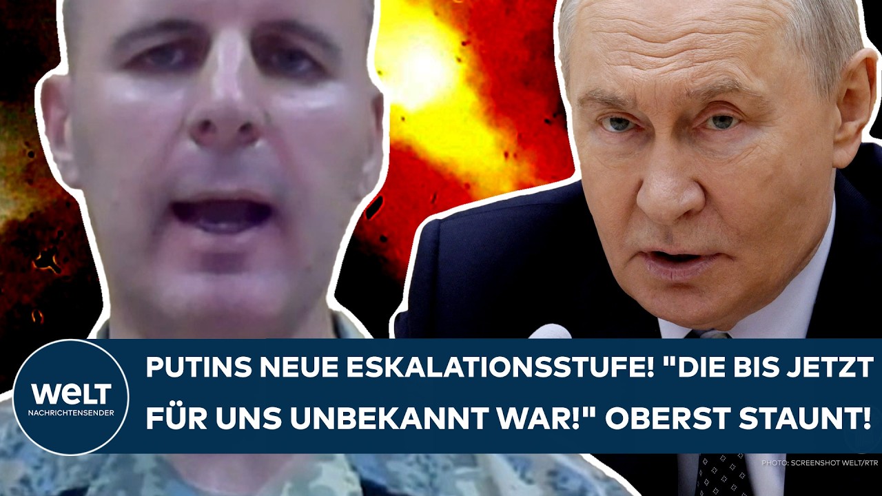 UKRAINE-KRIEG: Putins neue Eskalationsstufe! "Die bis jetzt für uns unbekannt war!" Oberst staunt!