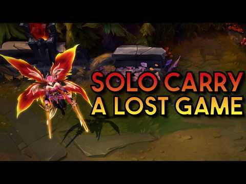 How I carried the MOST UNWINNABLE Game with Kayle (INSANE 1v9 Comeback)