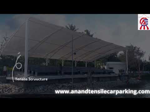 Anand pvc cone tensile structure for restaurant,outdoor