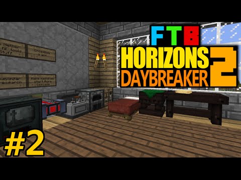 Minecraft - FTB Horizons Daybreaker - Part 2 "Progressive Mining"