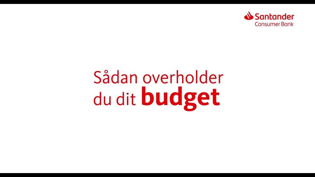 Video: Sådan overholder du dit budget