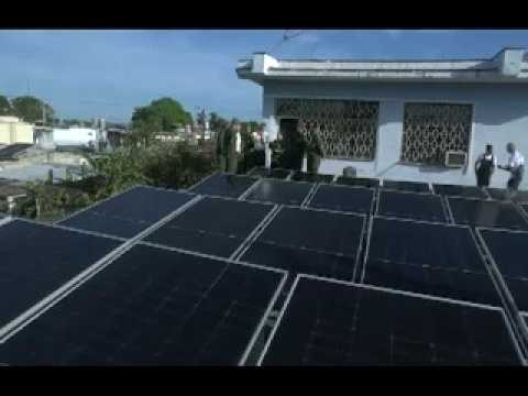 Inauguran sistema fotovoltaico en Centro de Telecomunicaciones de Cumanayagua